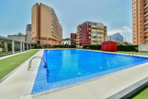 Bonito estudio frente al mar con piscina